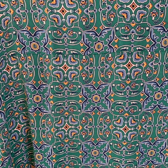 Max Studio Womens Medium Print‎ Casual Shirt  Button Up Short Sleeve Coastal NWT - Picture 3 of 8